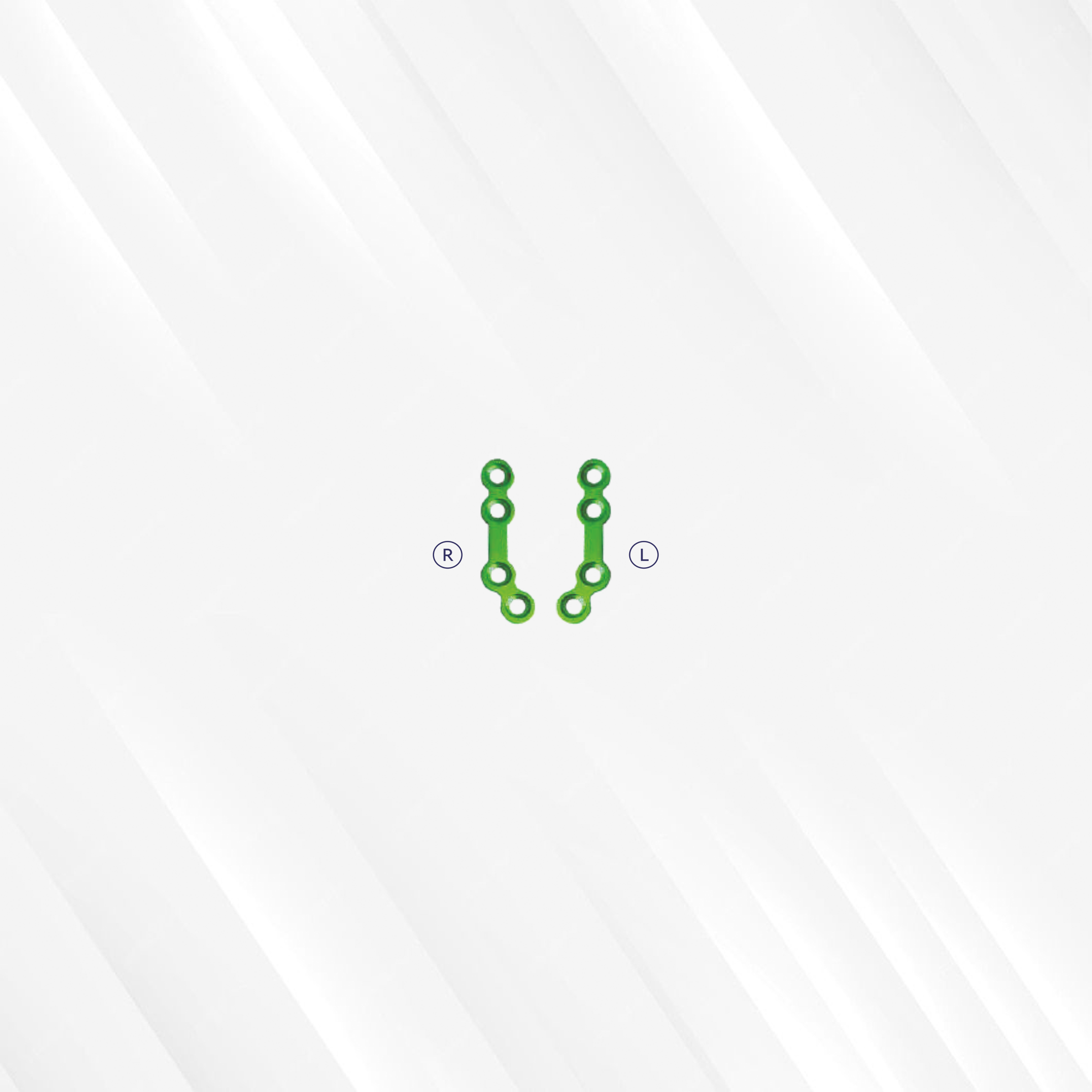 2.5 mm Angular Plates 150°