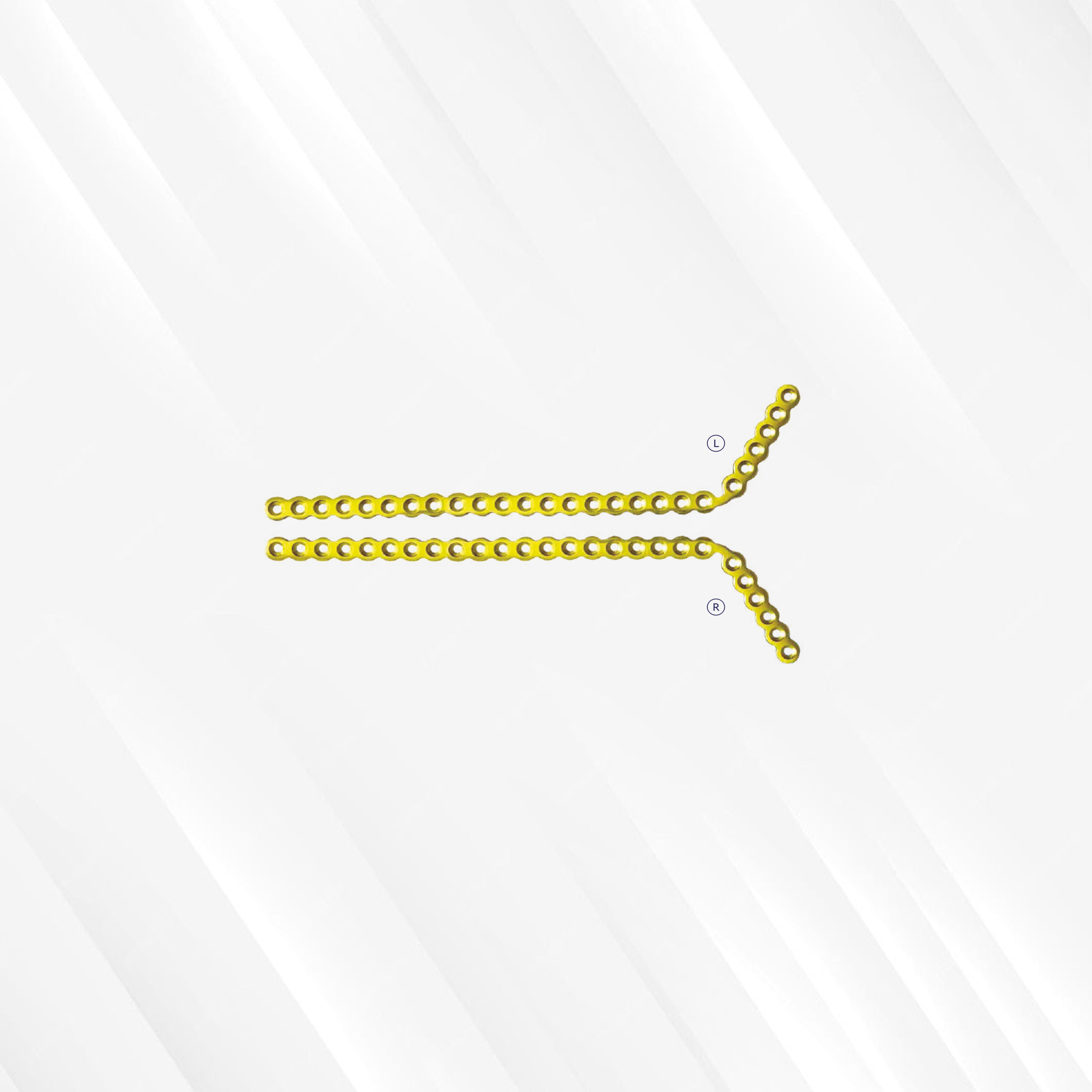 2.5 mm Mandibular Reconstruction Plate - Angled
