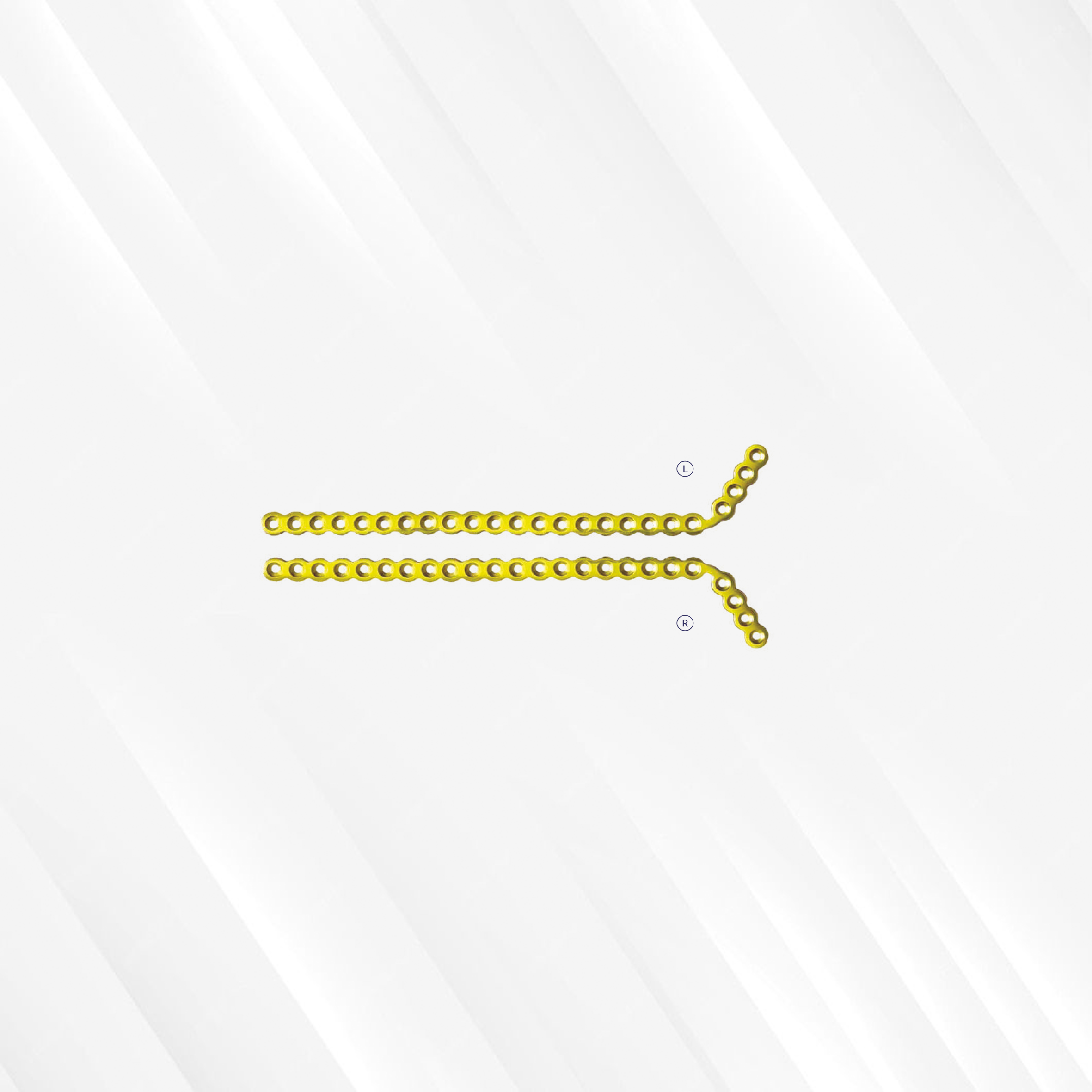 2.5 mm Mandibular Reconstruction Plate - Angled - Image 2