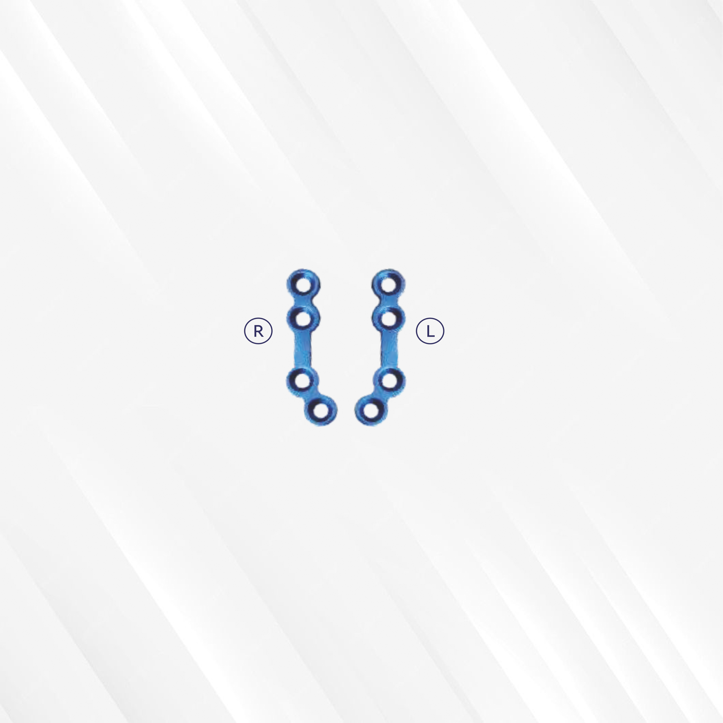 Angular Plates 150°